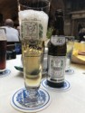 Augustiner beer with lunch